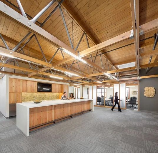 Finished Nevada interior with timber ceiling